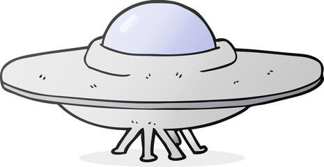 cartoon flying saucer