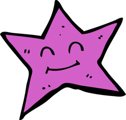 cartoon star character