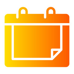 calendar gradient icon