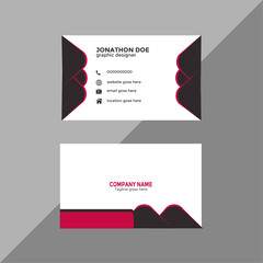 Modern business card design.business card template.