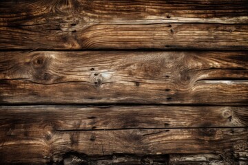 Rustic Brown Wood Texture Background with Vintage Charm