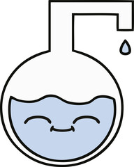 cute cartoon science experiment