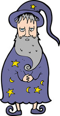 cartoon wizard