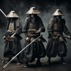 Group of samurai