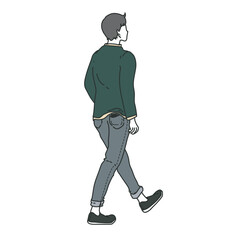 man walking