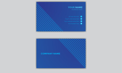 Business card design, Clean professional business card template, visiting card, abstract business card template color.