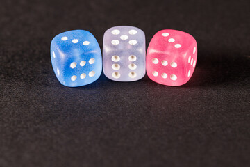 Dice for board game and role-playing game