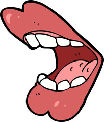 cartoon mouth