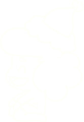 Christmas Elf Chalk Drawing