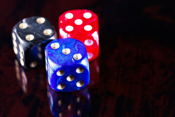 Dice for board game and role-playing game