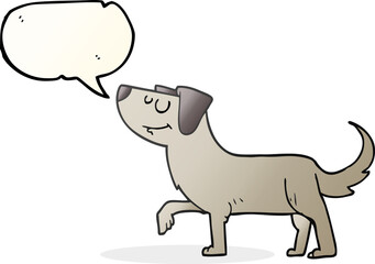 speech bubble cartoon dog