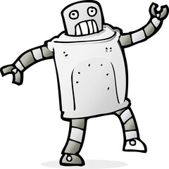 cartoon robot