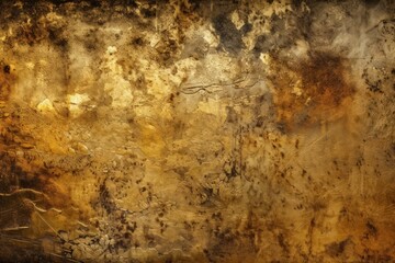 Weathered Metal Surface Contrasted with Elegant Gold Shimmer