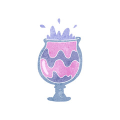 retro cartoon weird cocktail