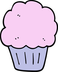 cartoon cupcake