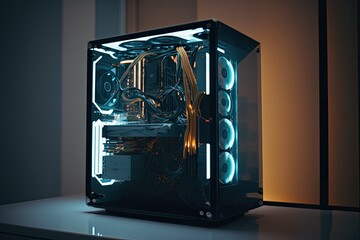 Fototapeta premium Modern computer build