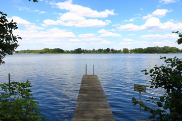 relaxed hustle and bustle on the Glindower See, Glindow, Werder/Havel, Germany