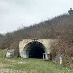 old stone tunnel