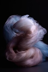 Fototapeta na wymiar abstract smoke background, generative AI