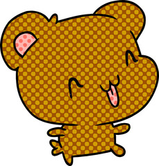 cartoon kawaii cute happy bear