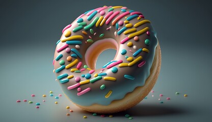  Delicious donut - AI generative