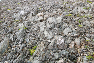 Stones on top of the mountain.