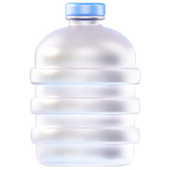 Empty plastic bottles. Realistic transparent container for water or liquids, isolated 3D mockups for advertising.