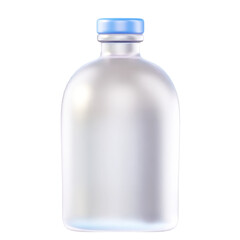 Empty plastic bottles. Realistic transparent container for water or liquids, isolated 3D mockups for advertising.