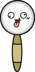 cute cartoon magnifying glass