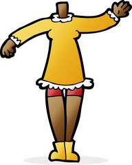 cartoon female body (add photos or mix and match cartoons)