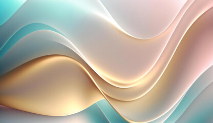 Abstract Background. Abstract Light Background. Abstract 3D Background. Abstract Fluid Wave 3D Background. Gradient design element for backgrounds, banners, wallpapers, posters and covers.