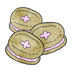 texture cartoon biscuits