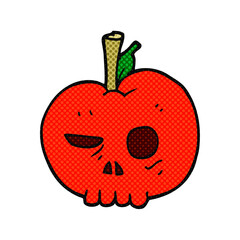 cartoon poison apple
