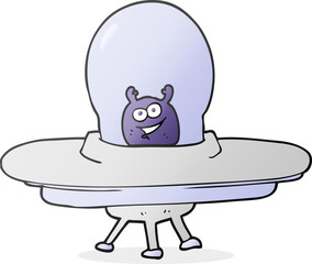 cartoon spaceship