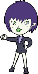 cartoon vampire girl