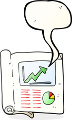 speech bubble cartoon business document