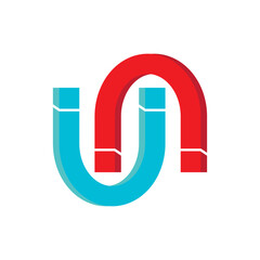 Magnet symbol icon,logo illustration design template