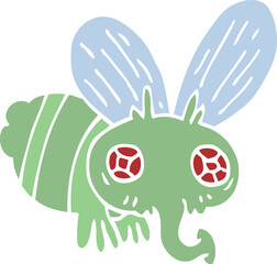 cartoon doodle of a fly