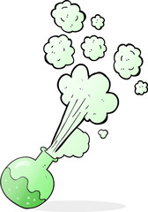 cartoon chemical reaction