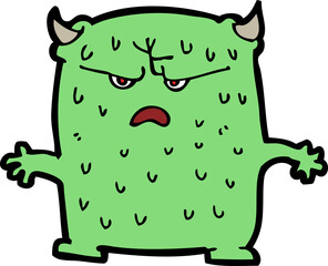 cartoon little alien