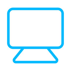 computer business icon with black outline style. business, vector, group, icon, set, symbol, people. Vector illustration