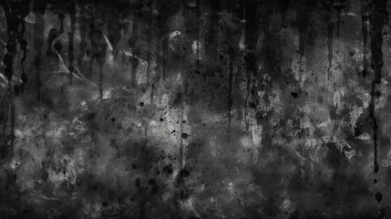 Aged and Splattered: Dark Grey Black Marbled Paper Textured Design with Misty Dirty Parts and Watercolor Drips for Decorative Backgrounds: Generative AI
