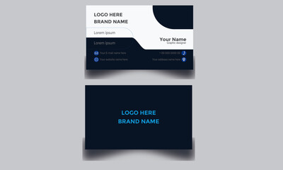 Creative, professional, Business card design, Clean professional business card template, visiting card, abstract business card template.