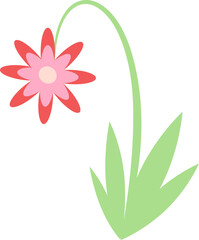 Pink Flower Element