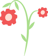 Pink Flower Element
