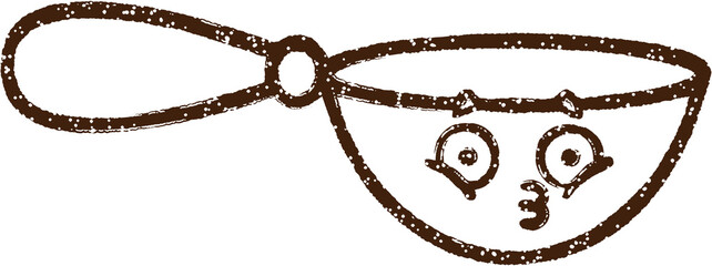 Wok Charcoal Drawing