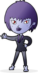 cartoon vampire girl