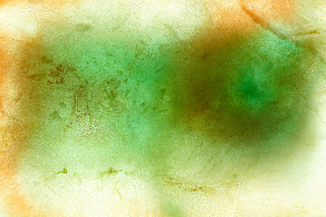 Frozen Ice with colors pigments grunge background texture