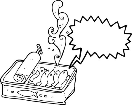 recommend clip art: speech bubble cartoon can of sardines