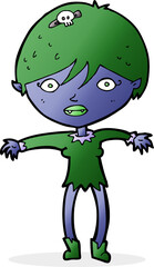 cartoon vampire girl